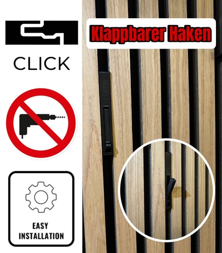 Klappbarer haken für - klappbarer,