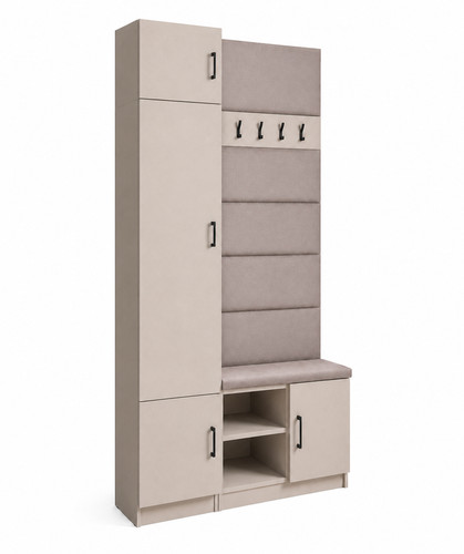 Garderobenset sovi 115x235x33 - garderobenset,