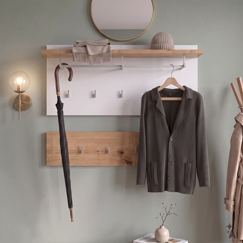 Wandgarderobe garderobenpaneel - wandgarderobe,