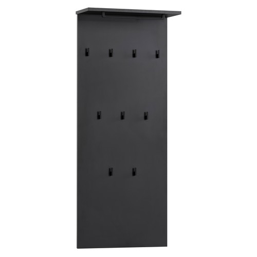 Garderobenpaneel schwarz 9 - -,