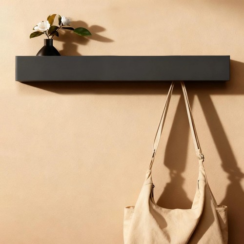 Wandgarderobe mit ablage - wandgarderobe, 60
